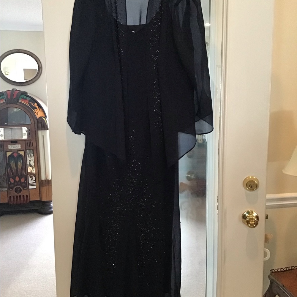 Evening dress with jacket